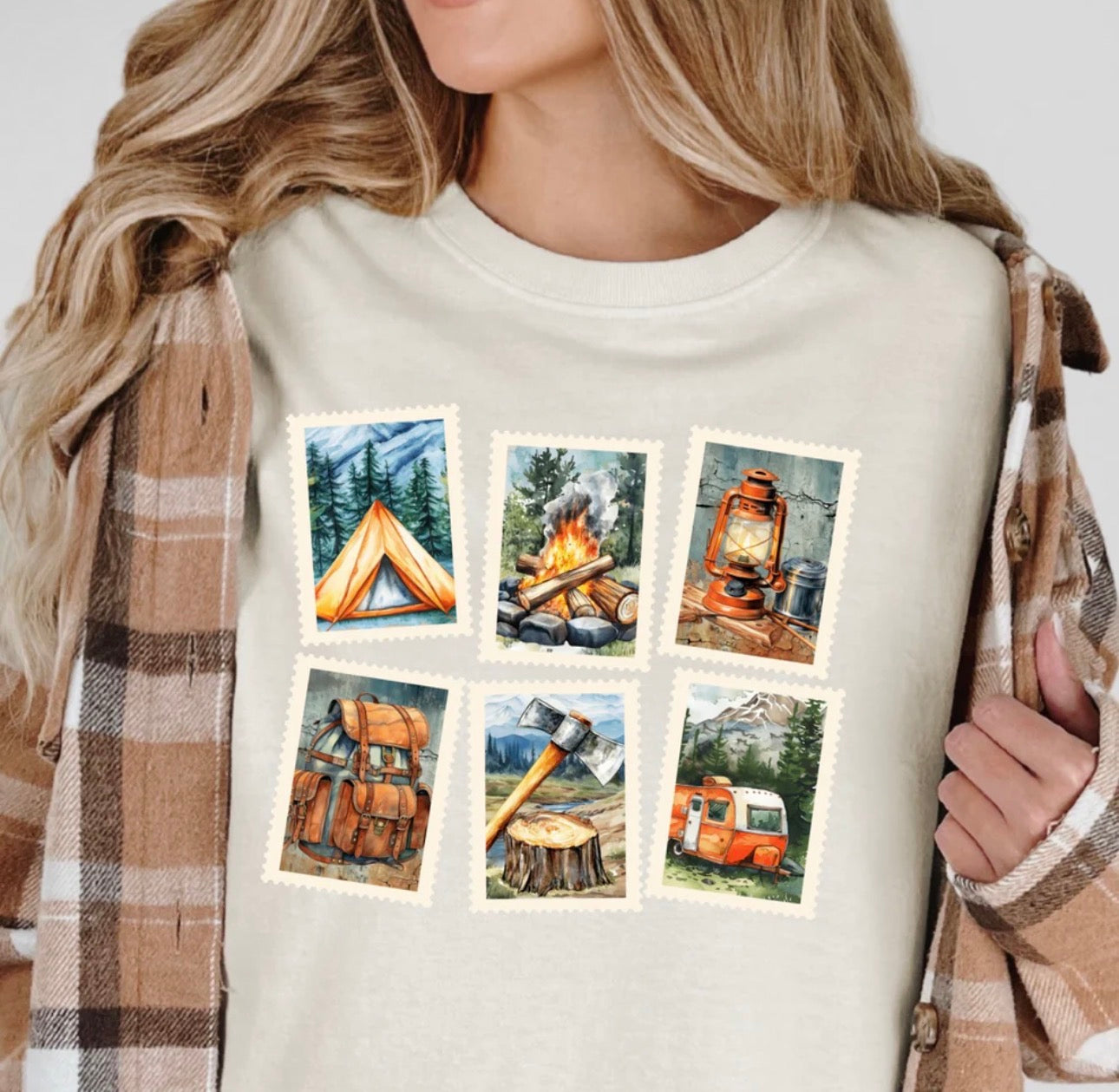 Camping Stamps