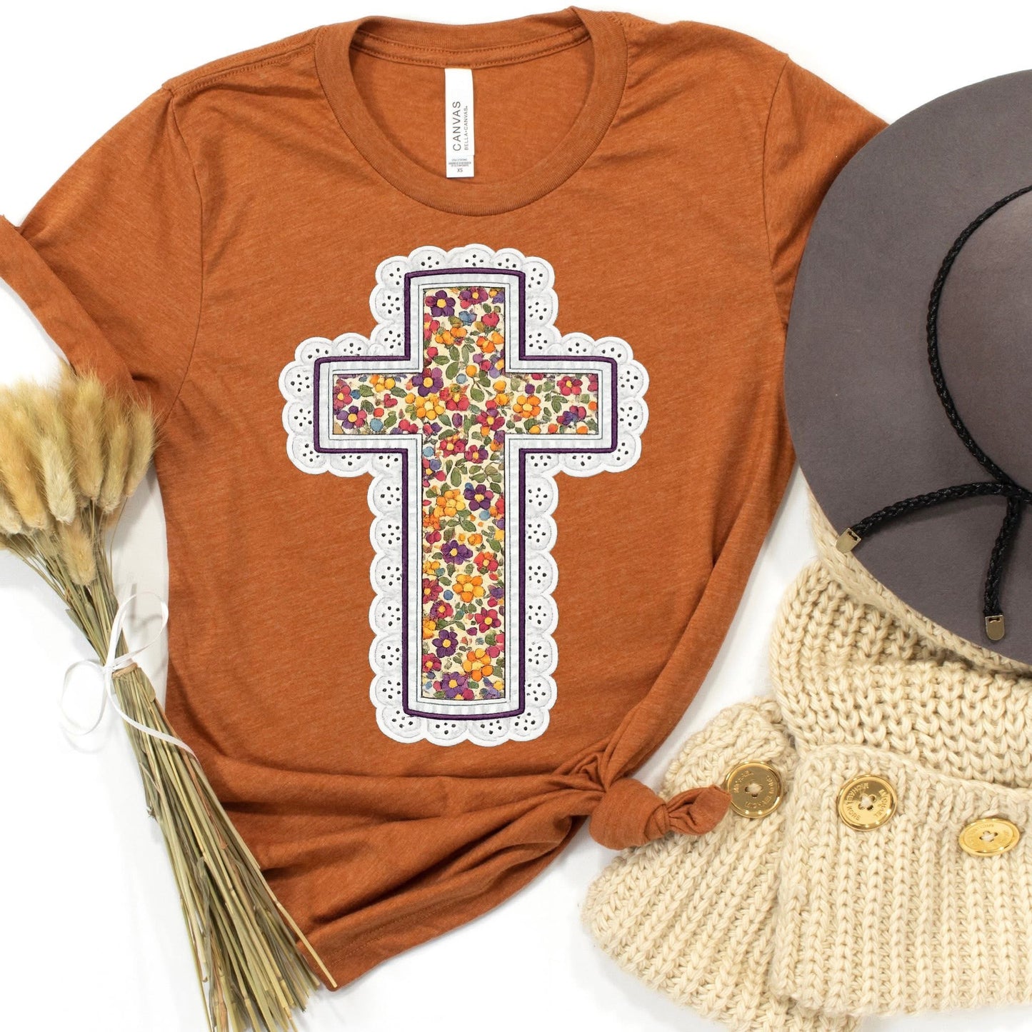 Floral Cross