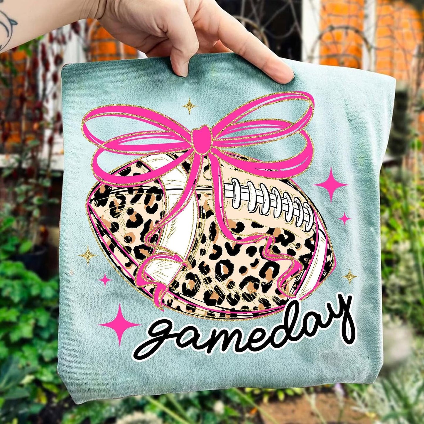 Game Day Football Leopard
