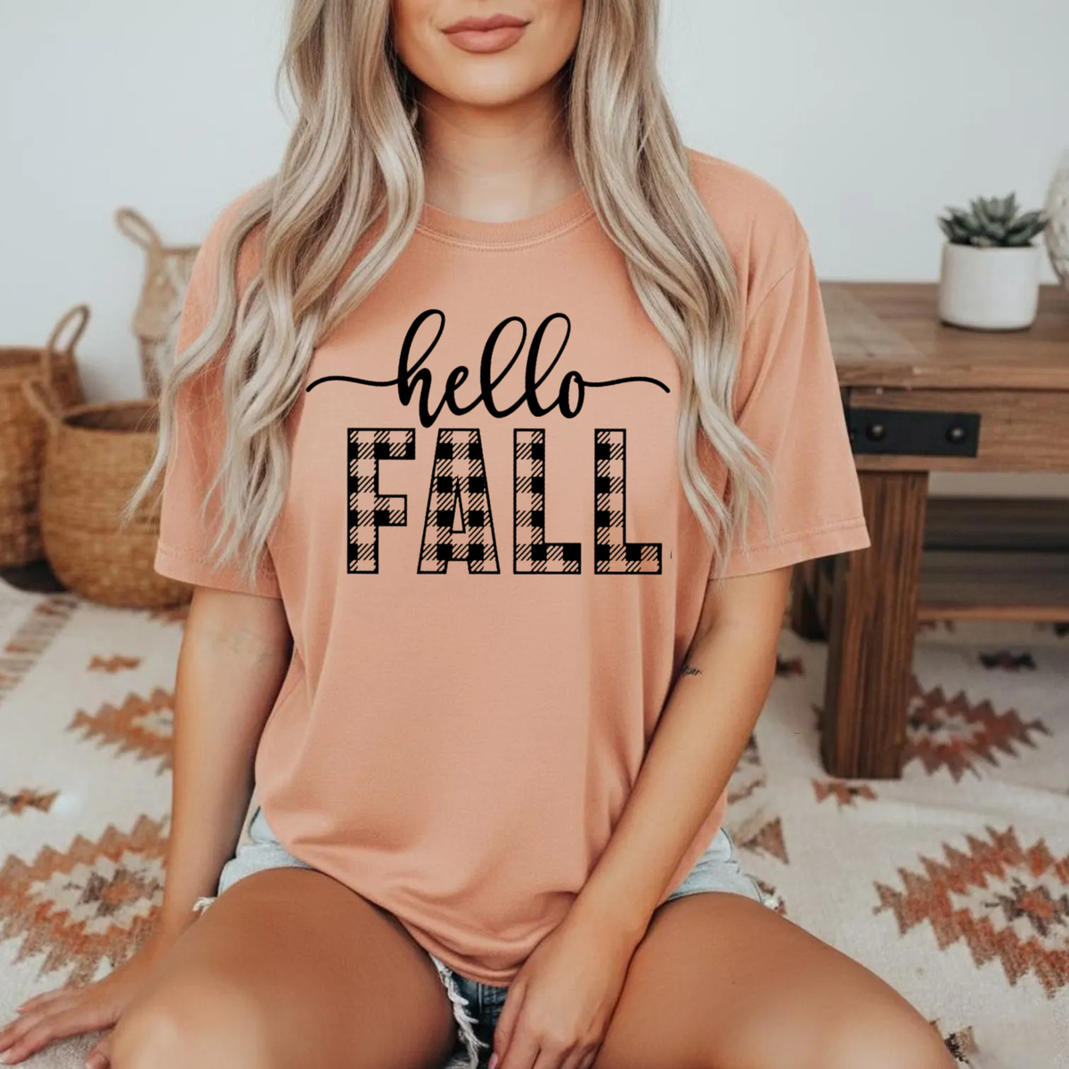 Hello Fall Plaid