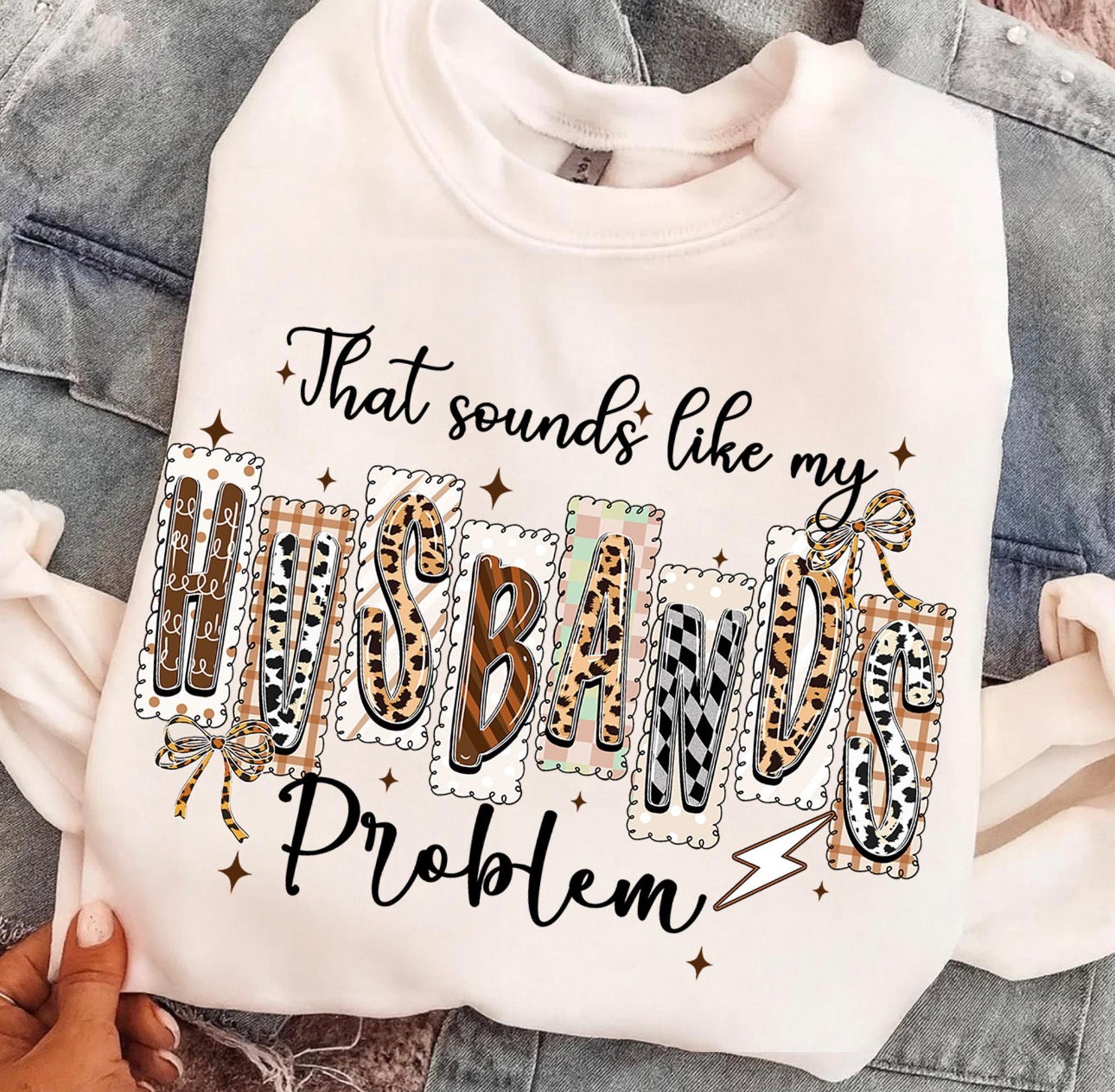 Husbands Problem - Glitter Print
