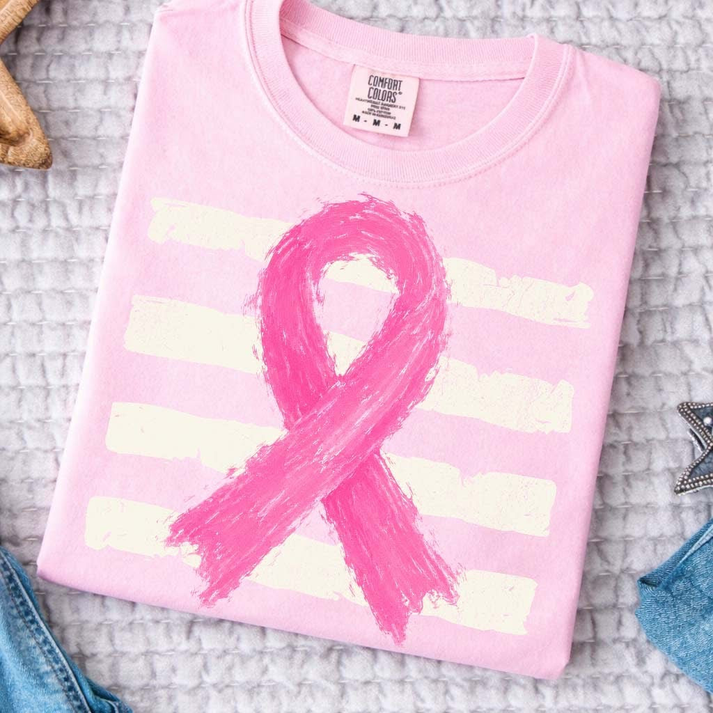 Pink Ribbon Stripe