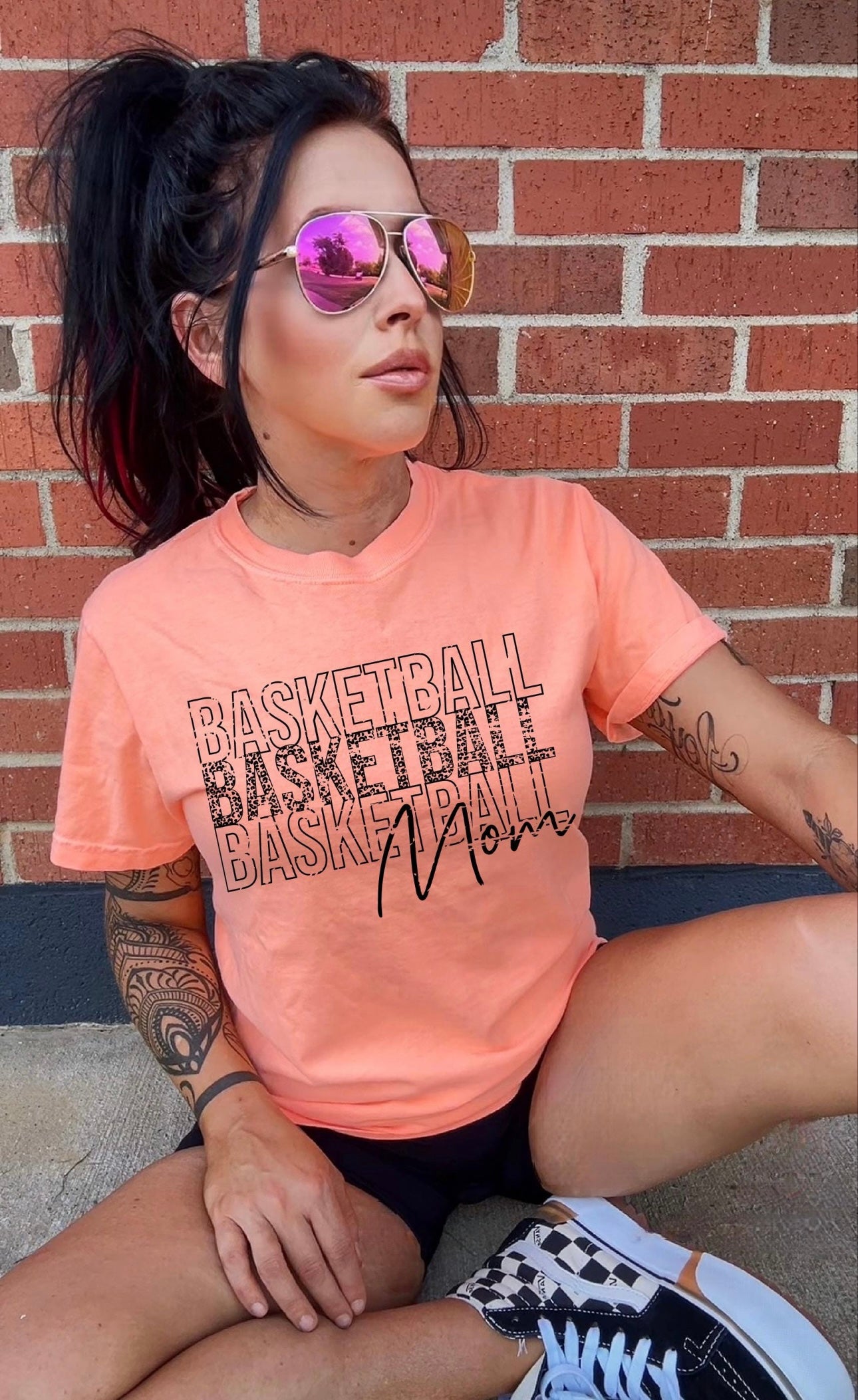 Leopard Basketball Mom