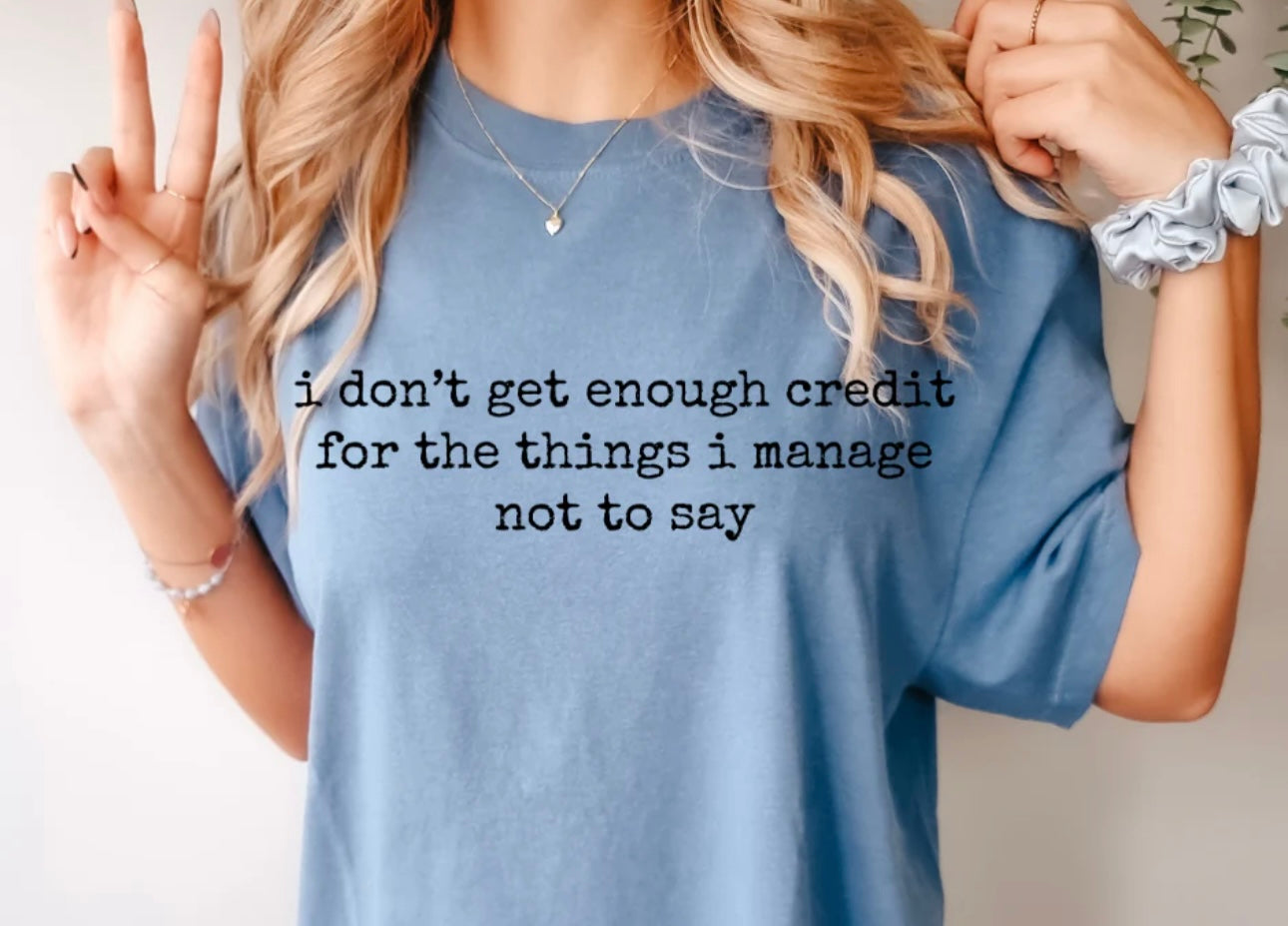 Enough Credit - Black or White