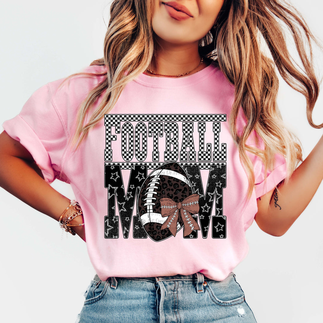 Football Mom Checkered