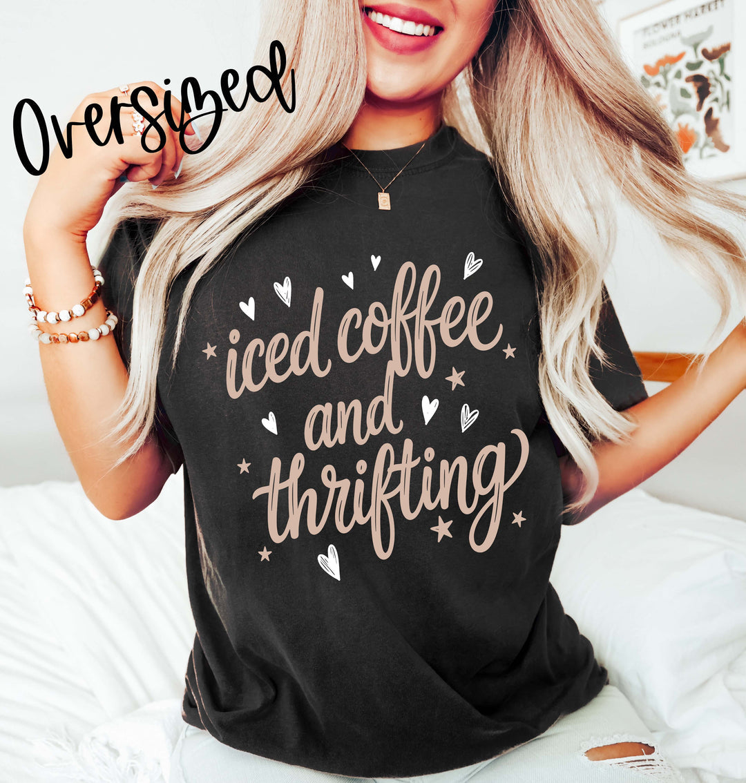 Iced Coffee & Thrifting - Tan