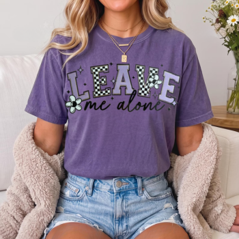 Leave Me Alone - Glitter Print