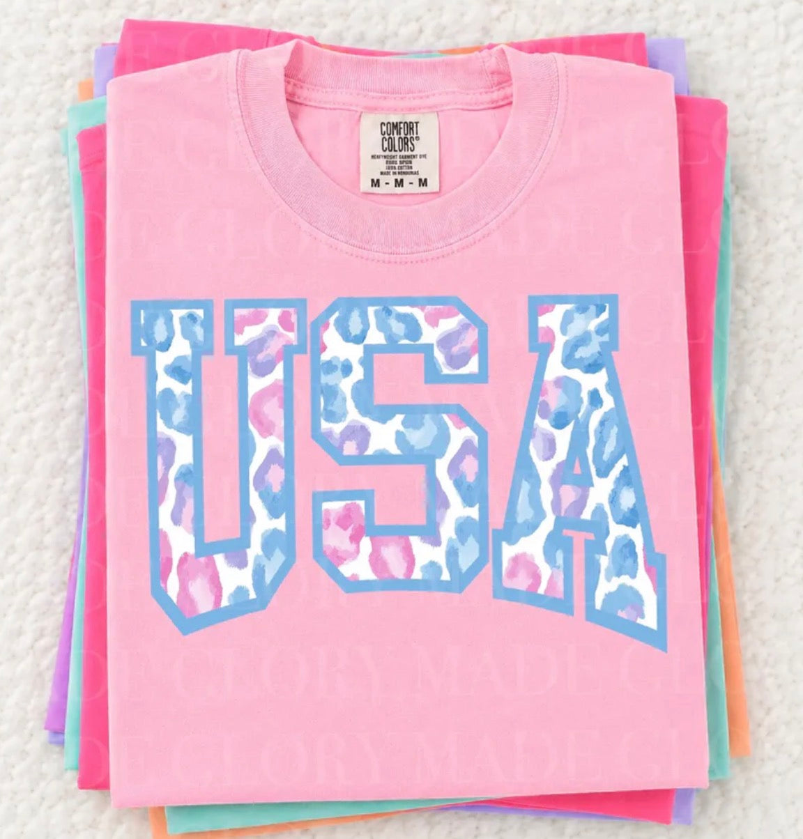 Pastel Leopard USA