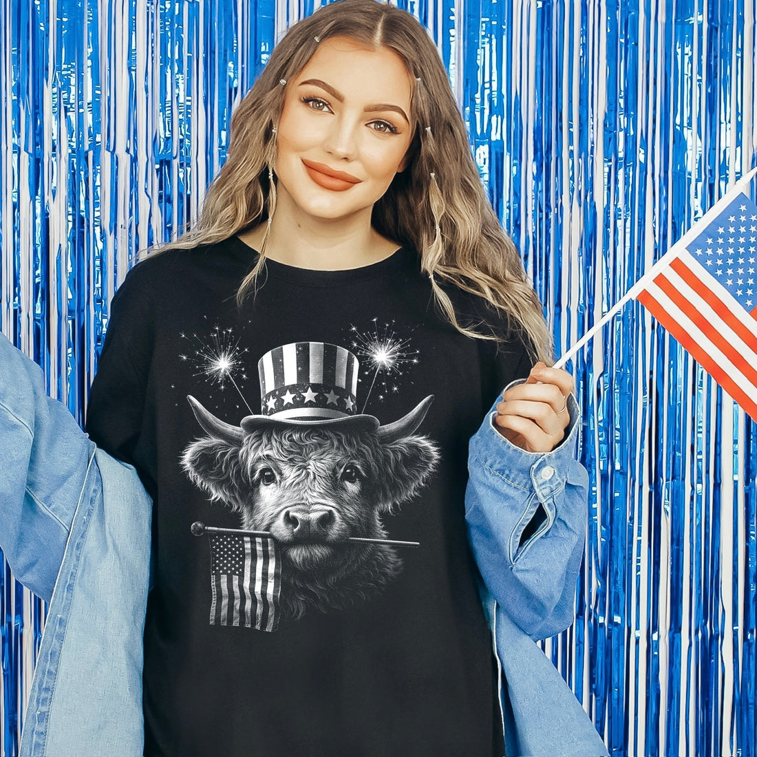 Patriotic Cow