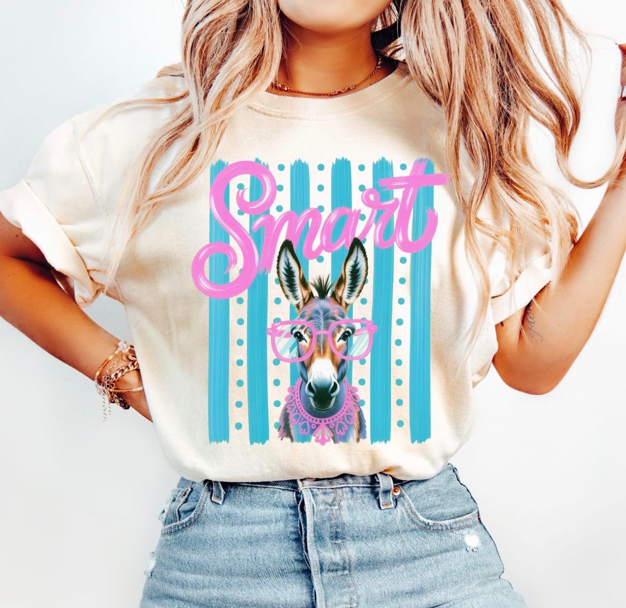 Smart Donkey Stripe Dots