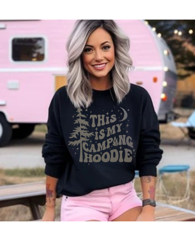 Camping Hoodie - Grey