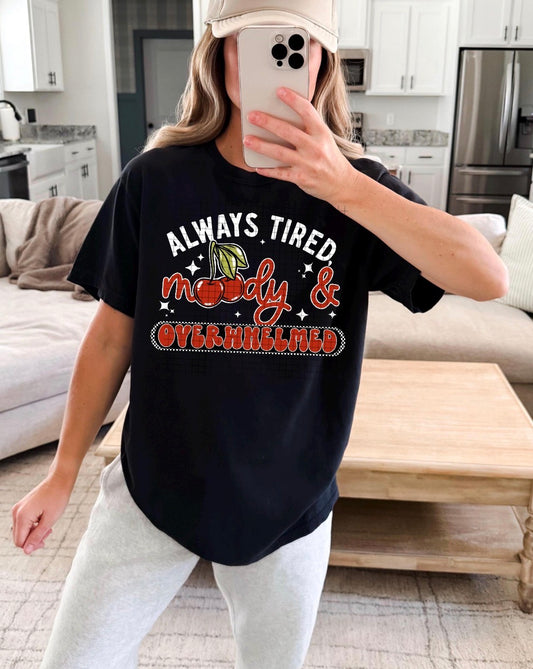 Always Tired Cherries - Glitter Print