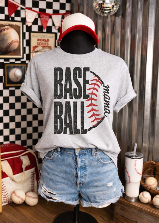 Baseball Mama Red Stitch