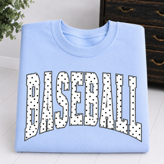 Baseball Polka Dot
