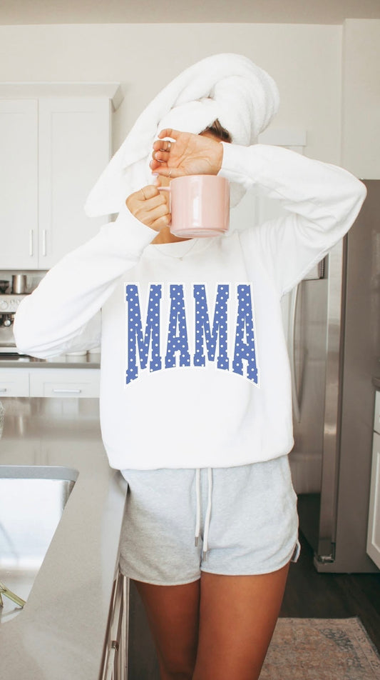 Blue Polka Dot Mama