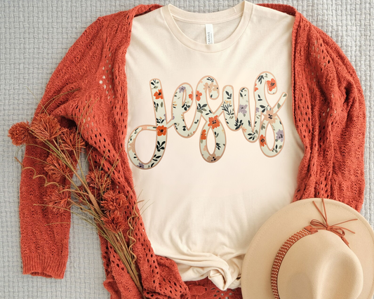 Boho Floral Jesus