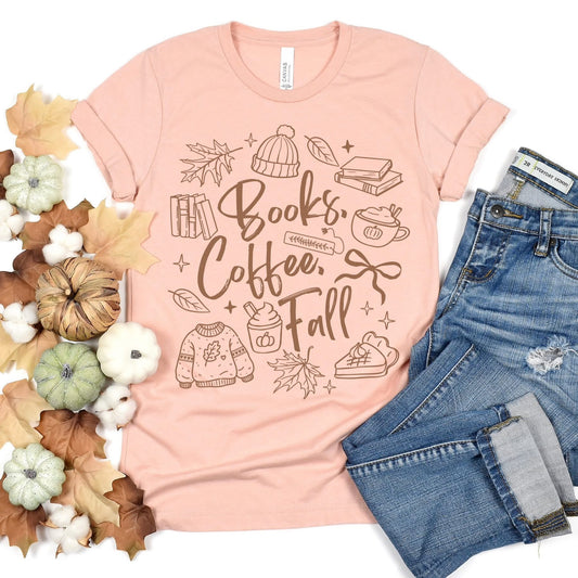 Books - Coffee - Fall