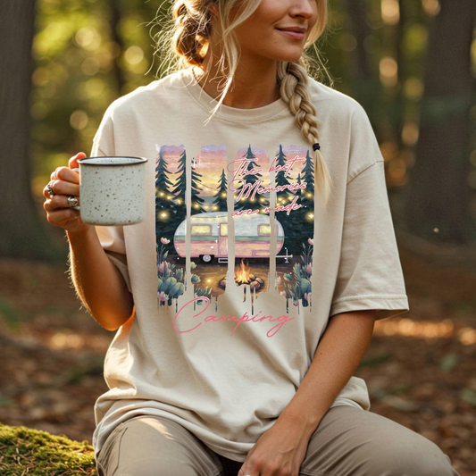 Camping Memories - Glitter Print