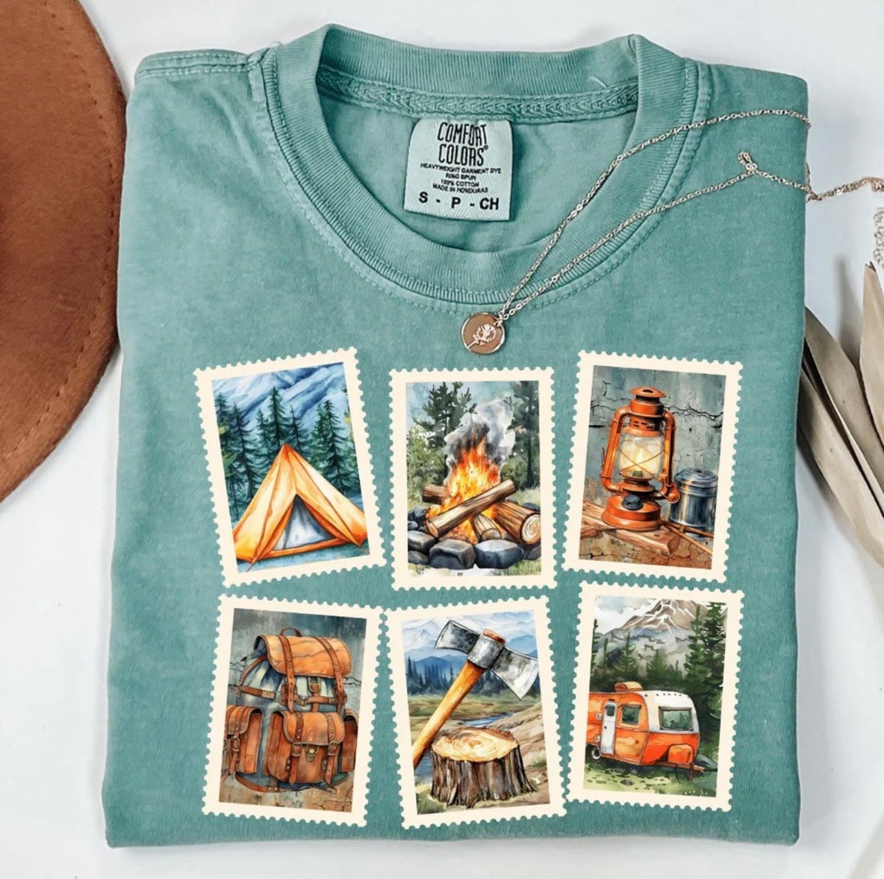 Camping Stamps