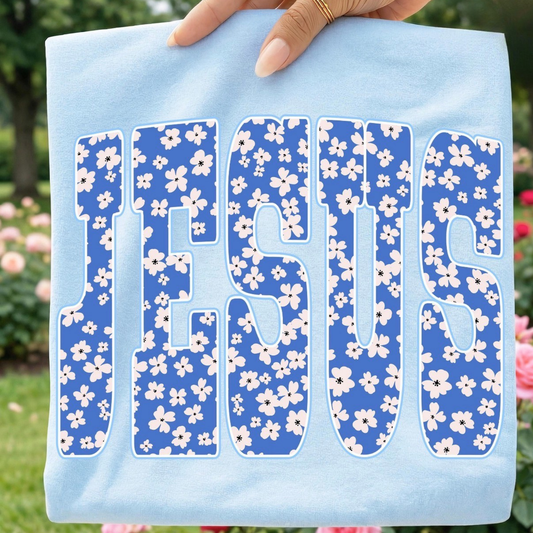 Dainty Floral Jesus