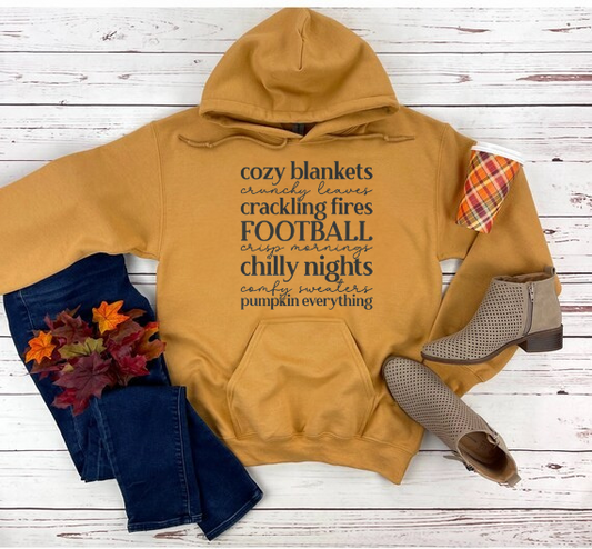 Fall Words Hoodie
