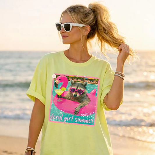 Feral Girl Summer - Glitter Print