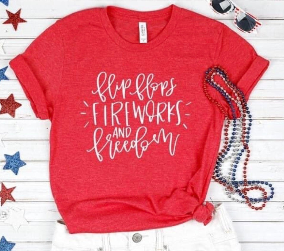 Flip Flops - Fireworks - Freedom