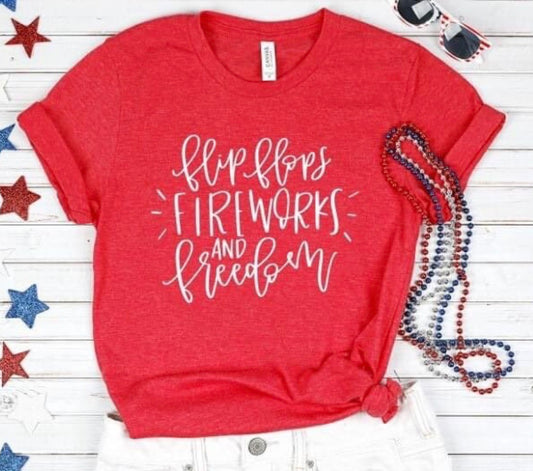 Flip Flops - Fireworks - Freedom