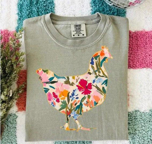 Floral Chicken