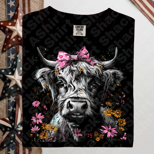 Floral Cow
