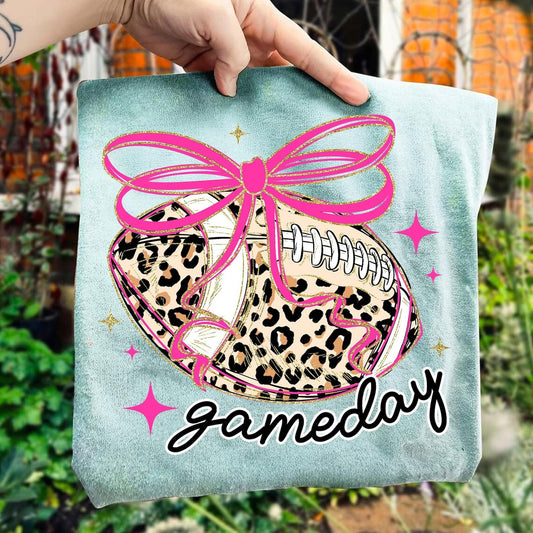 Game Day Football Leopard