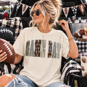 Game Day Pattern - Glitter Print