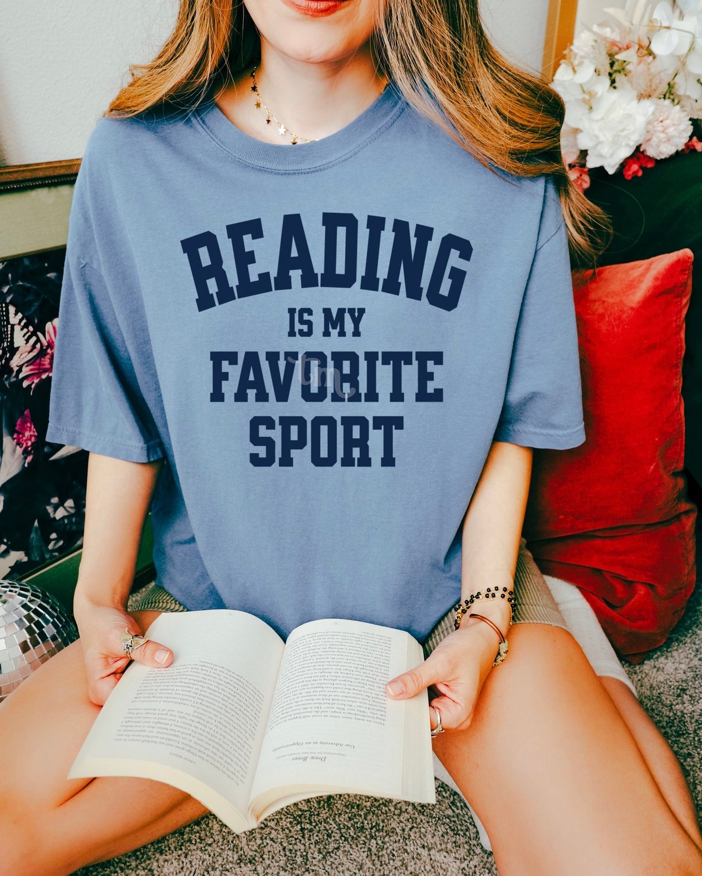 Reading is my Favorite Sport - Navy