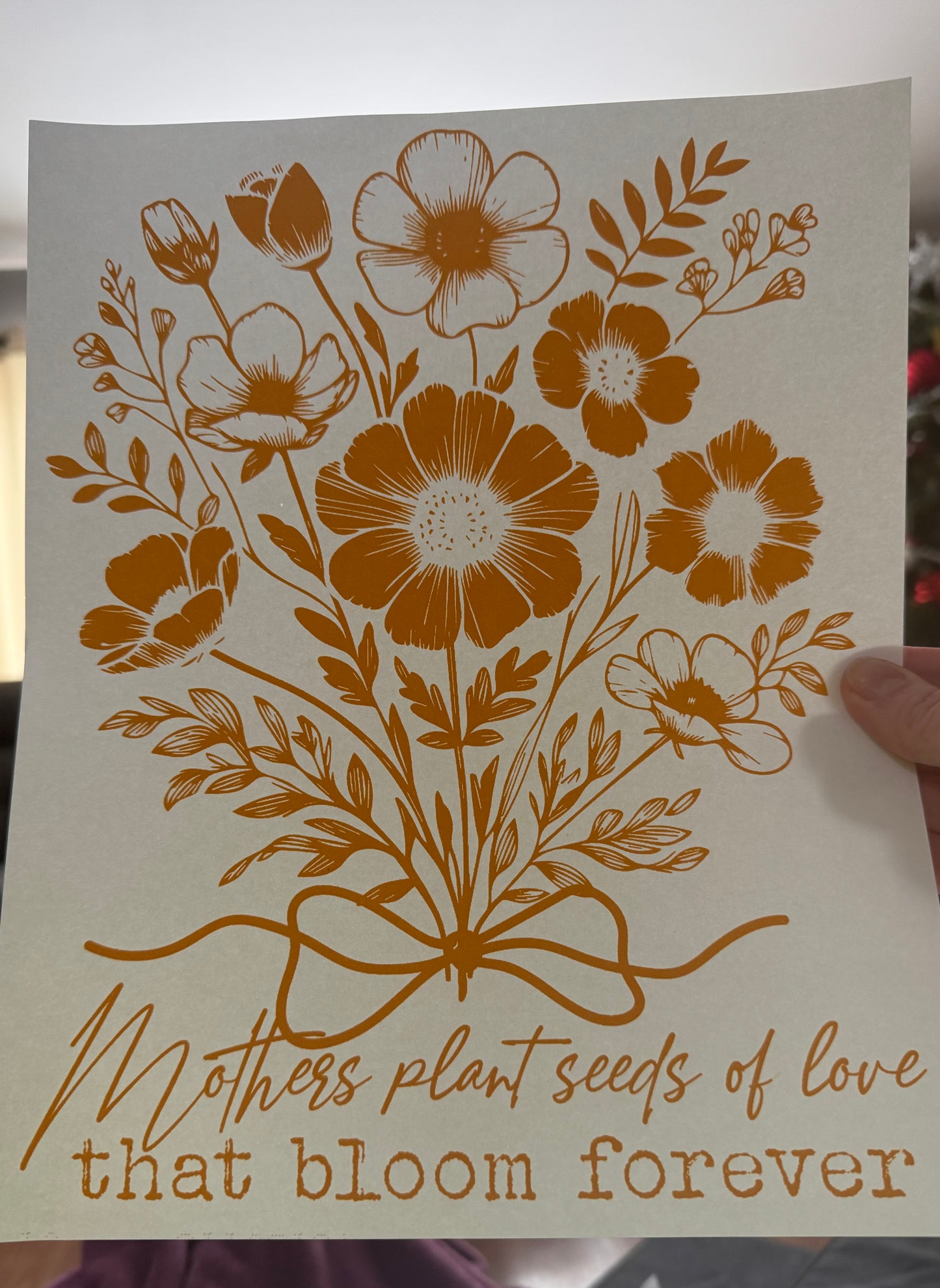 Mothers Plant Seeds - Mustard Yellow