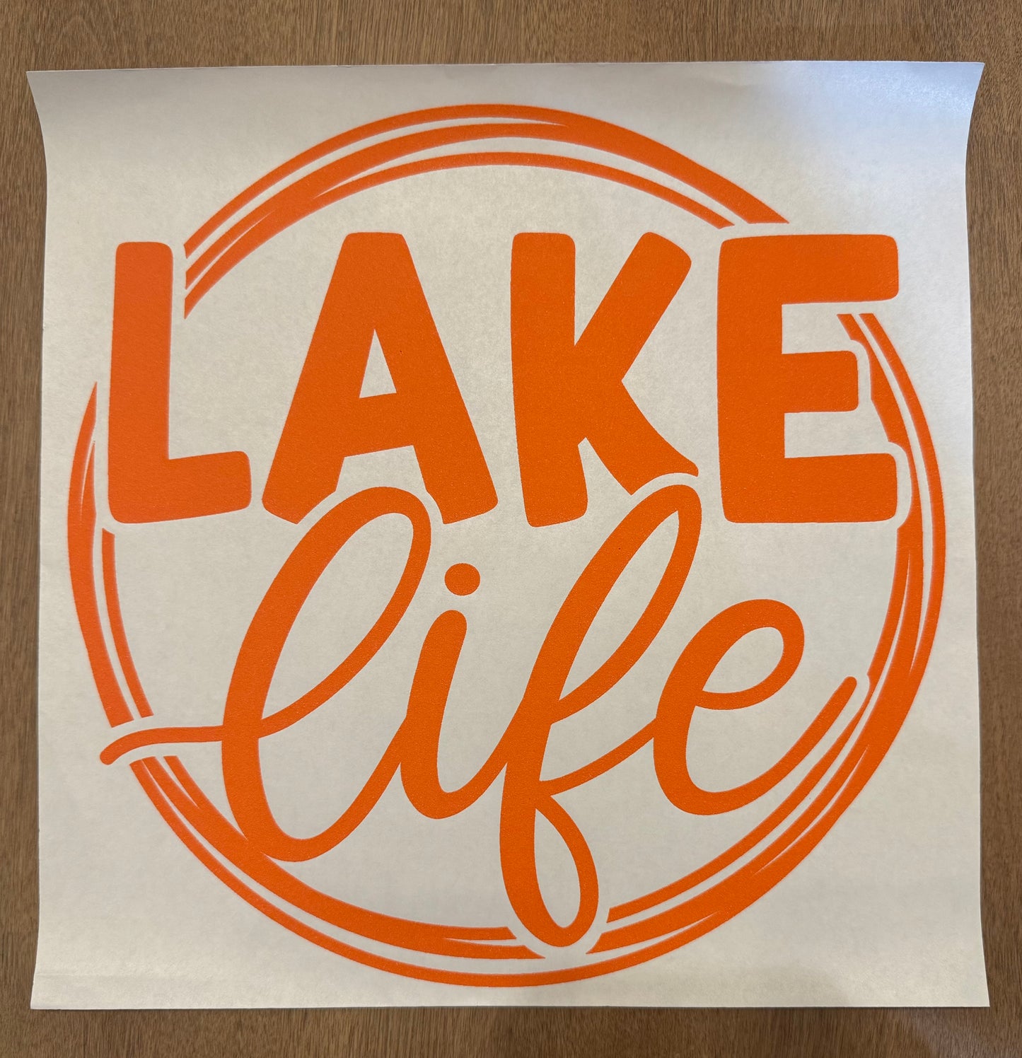 Lake LIfe - Orange