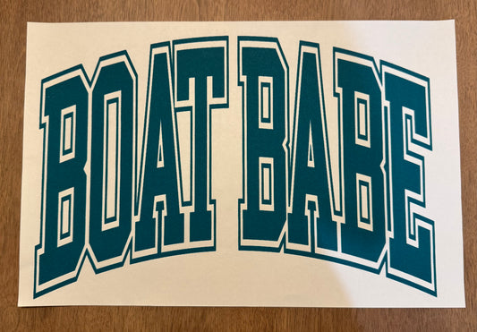 Boat Babe - Teal