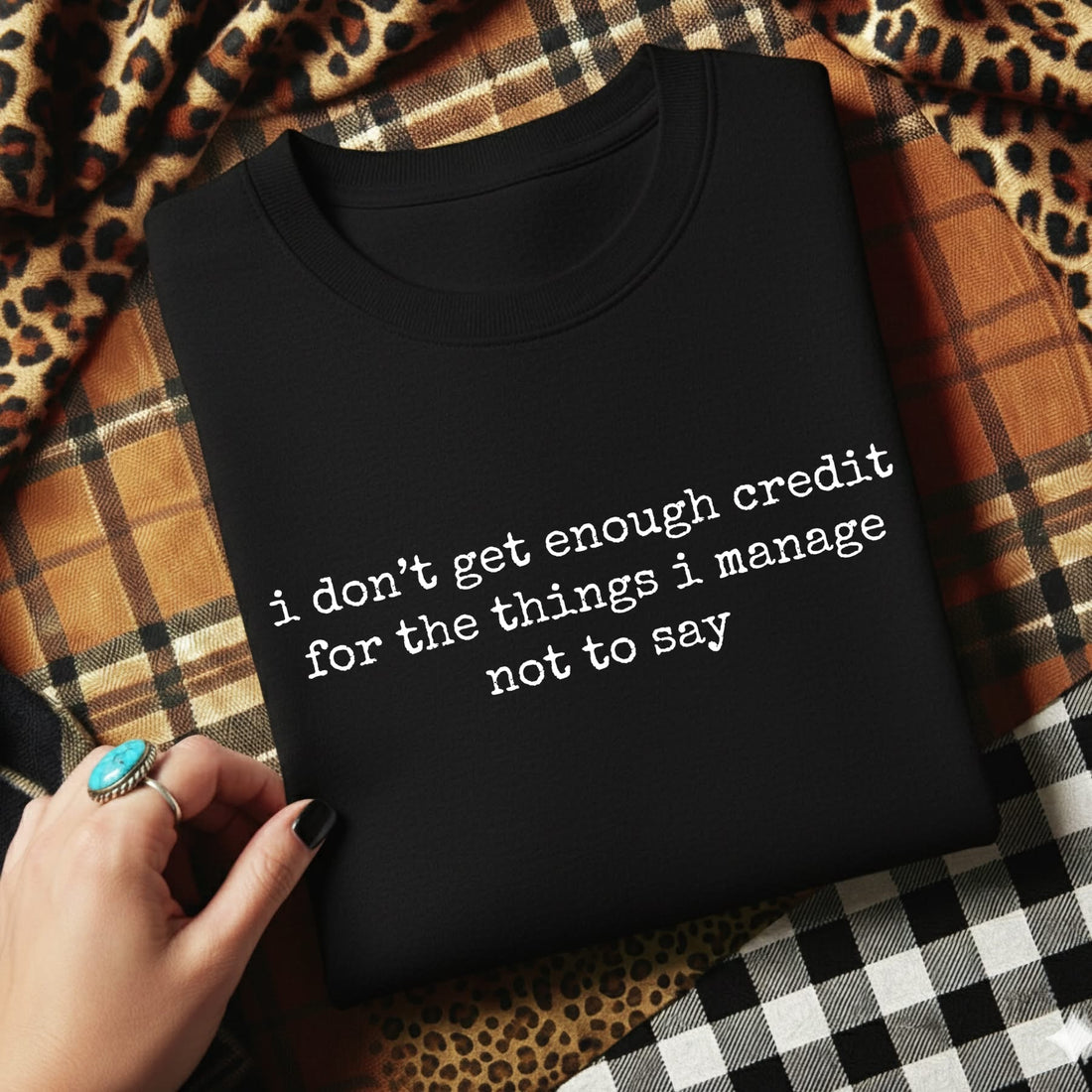 Enough Credit - Black or White