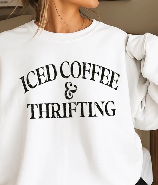 Iced Coffee & Thrifting
