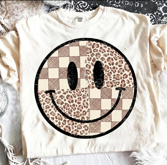 Leopard Checkered Smiley