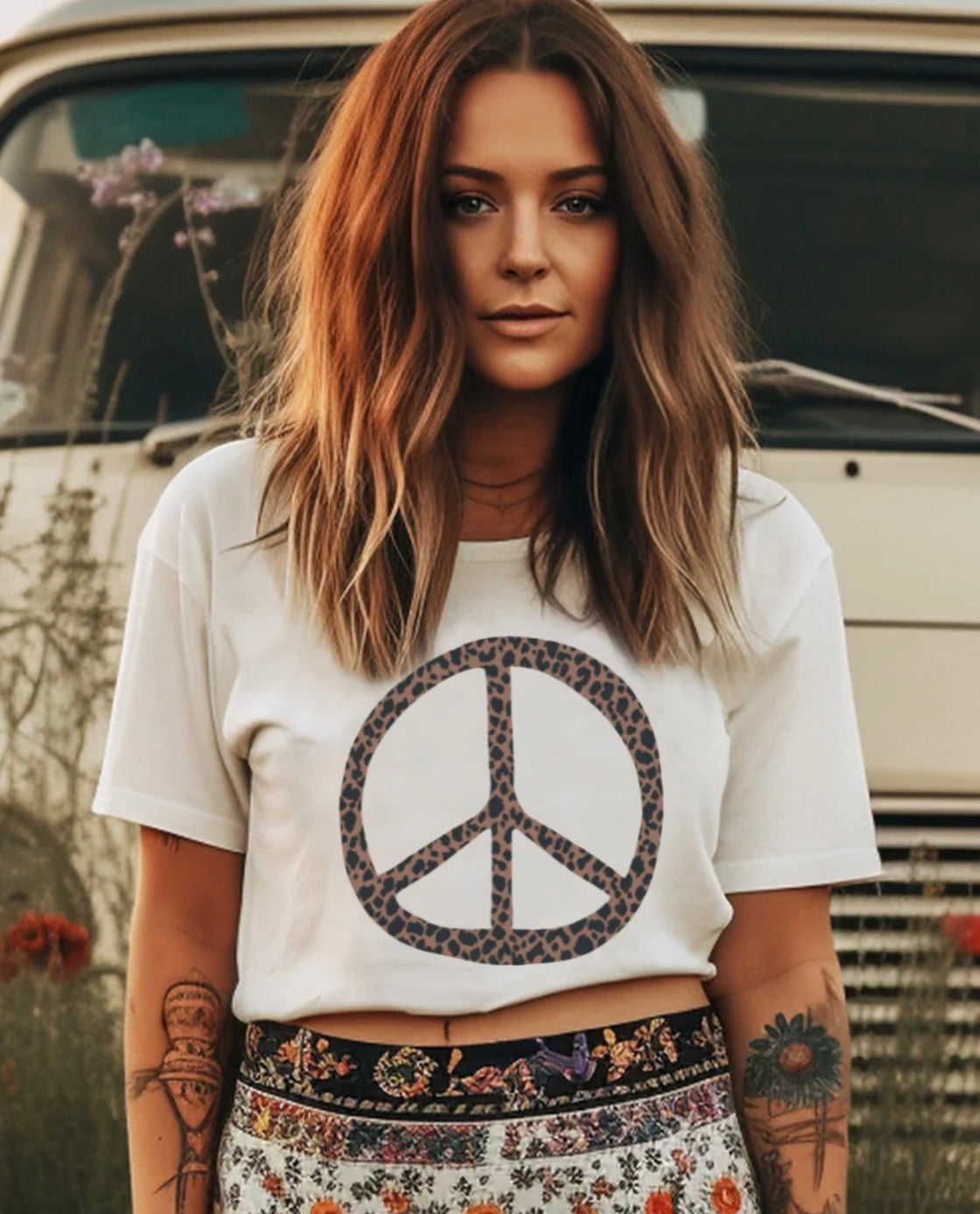 Leopard Peace Sign