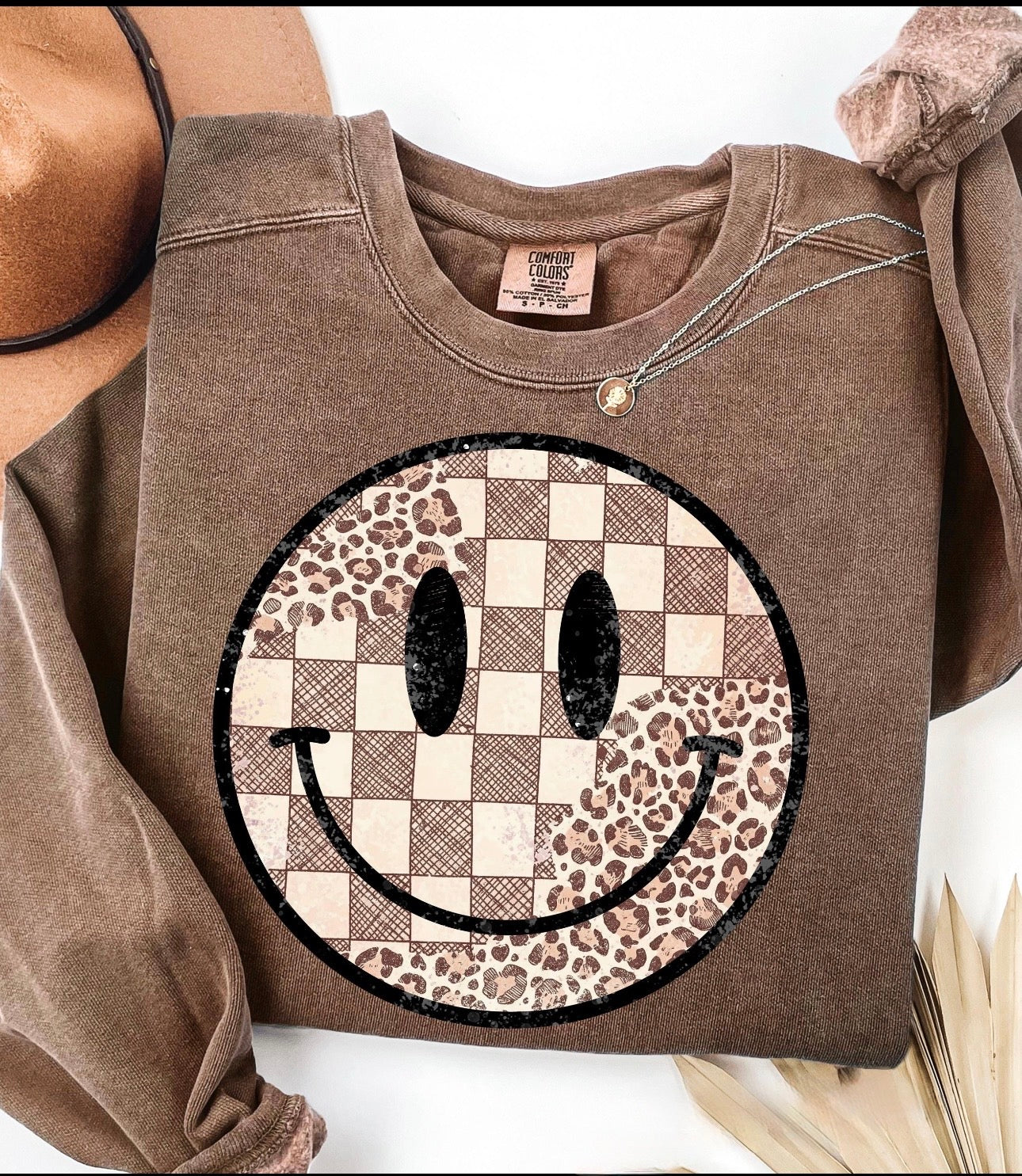 Leopard Checkered Smiley
