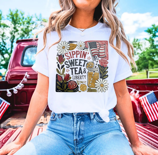 Liberty - Glitter Print