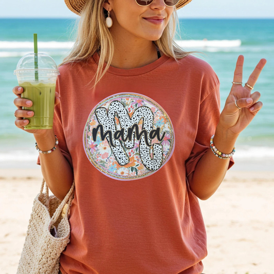 Mama Floral Circle