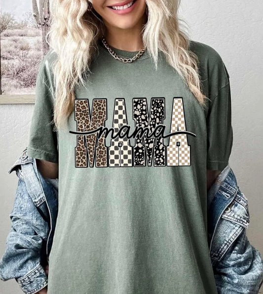 Mama Leopard Checkered