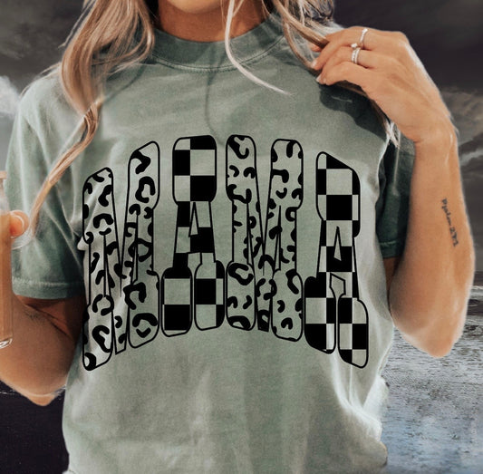 Mama Checkered Cheetah