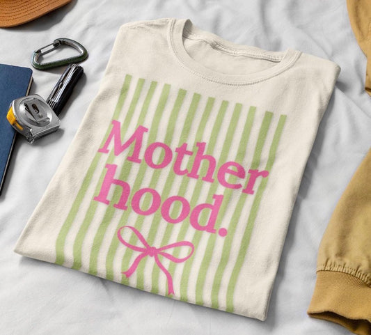 Motherhood Green Pinstripe