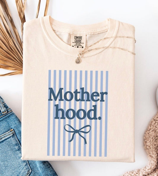 Motherhood Blue Pinstripe