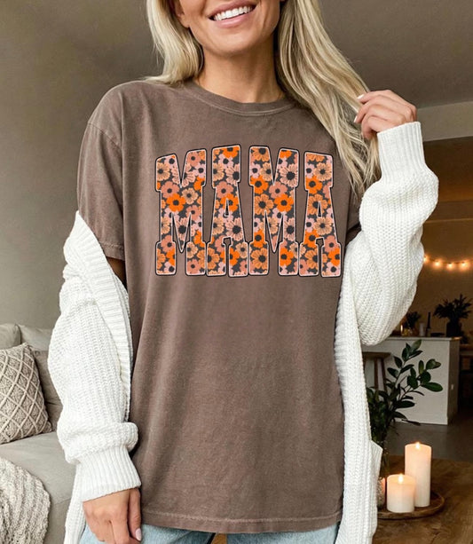 Orange Floral Mama