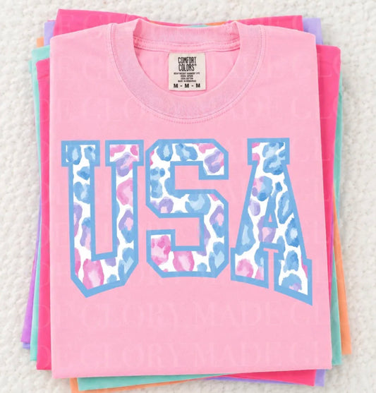 Pastel Leopard USA