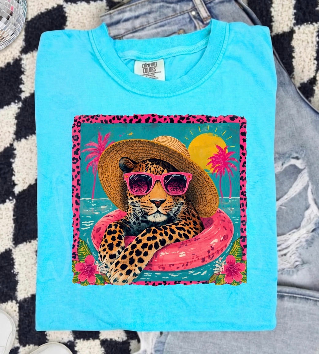 Summer Leopard - Glitter Print